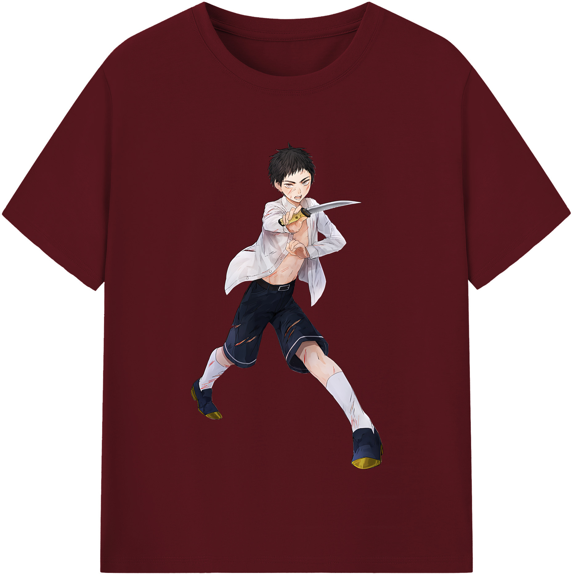（画像用） 刀剣乱舞 Touken Ranbu 綿100％半袖Tシャツ（フロントプリント）